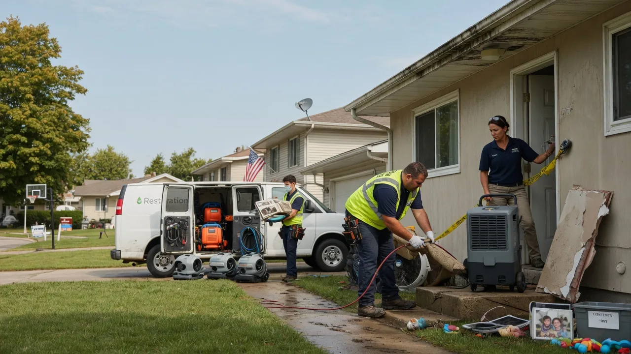 Water Damage Restoration in Lerna, IL near me